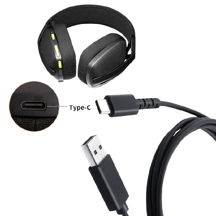 Quick Charger USB C Power Cable Compatible for G733Lightspeed/GPROX Gaming Accessories Durability PVC Construction