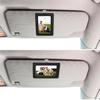 2 Pack Car Picture Frame Visor Clip Leather Sun Visor Photo Clip Holder Personalized Car Picture Holder Display Visor Photo Frame Vertical Horizontal