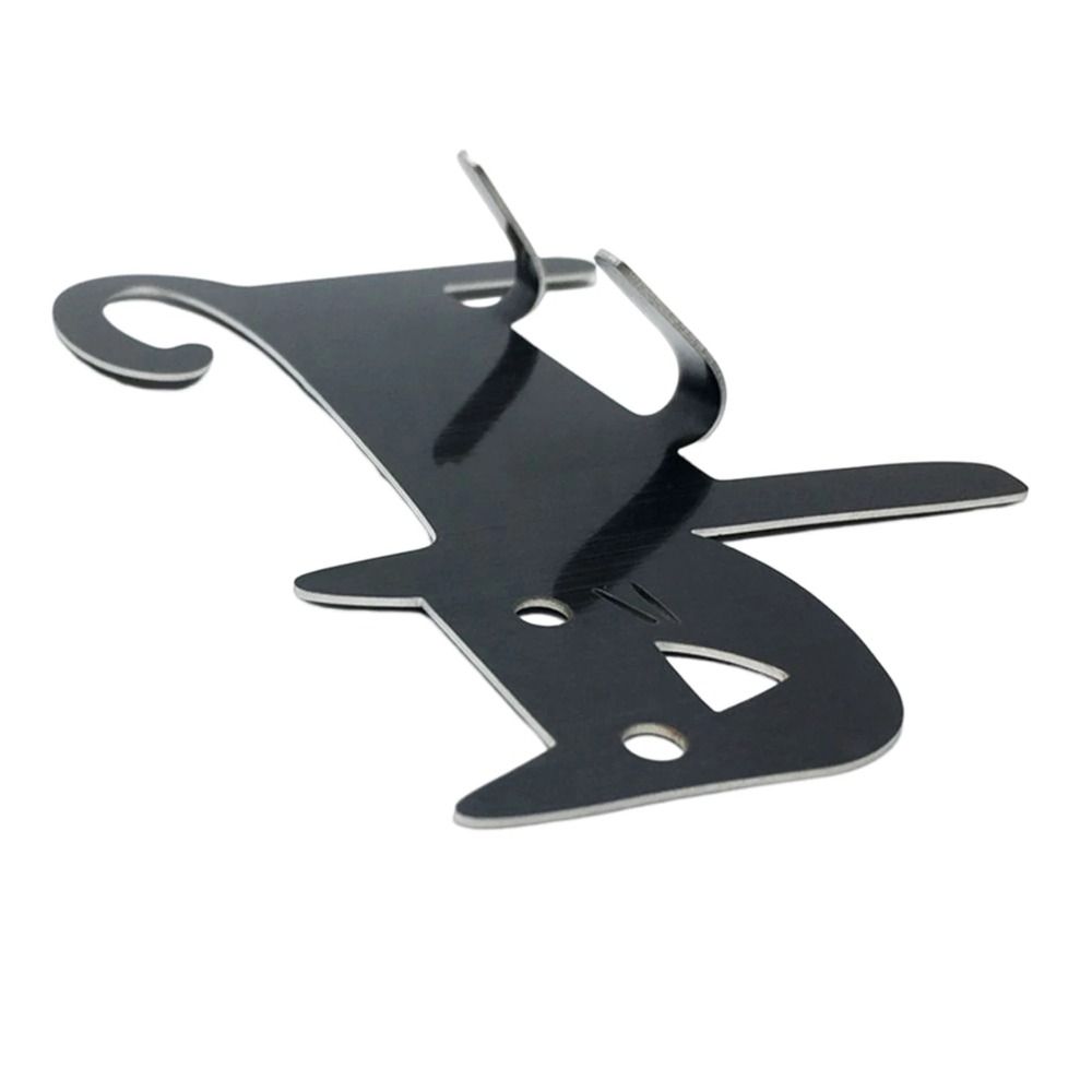 Self-Adhesive Metal Cat Shaped Hook Cartoon Storage Hook Cute Keys Towel Hanger  for Home