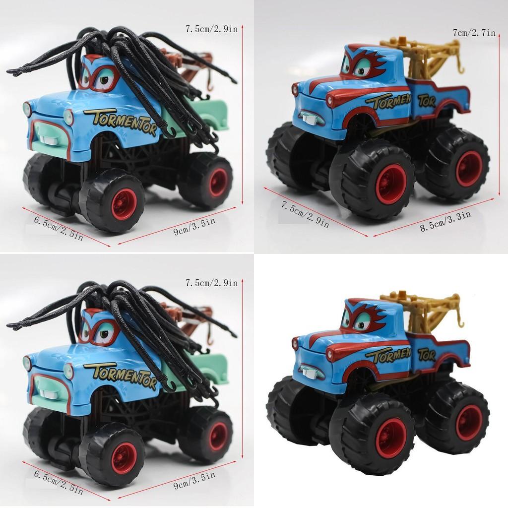 Sturdy Alloy Car Racing Cars Bigfoot Longhair Mater Fun Children's Toys