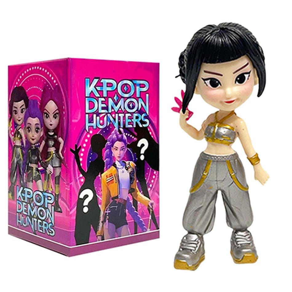 Anime Figure K-pop Demon Hunters with Box Kawaii Boys Girls Gifts For Kids Fans Halloween Christmas Figure Decorative Gifts