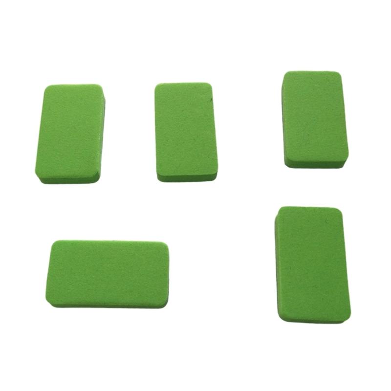 50Pieces Small EVA Whiteboard Erasers with Felt Pad Small Blackboard Cleaners for Teachers Students School Supplies