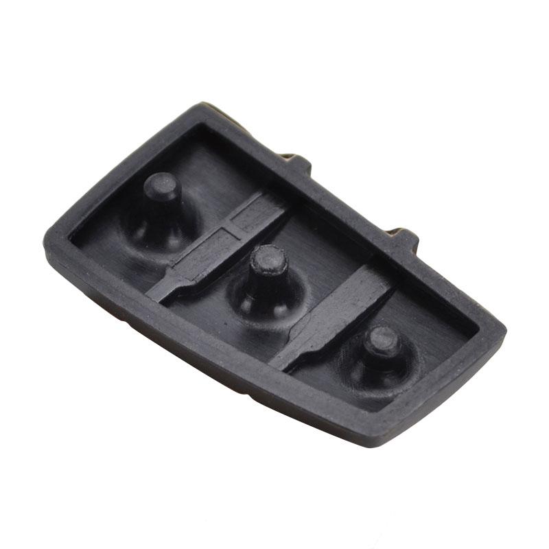 Coque de clé télécommande à 3 boutons, coussinet en caoutchouc de remplacement pour Audi A3 S3 A4 A6 A6L A8 Q3 TT Quattro