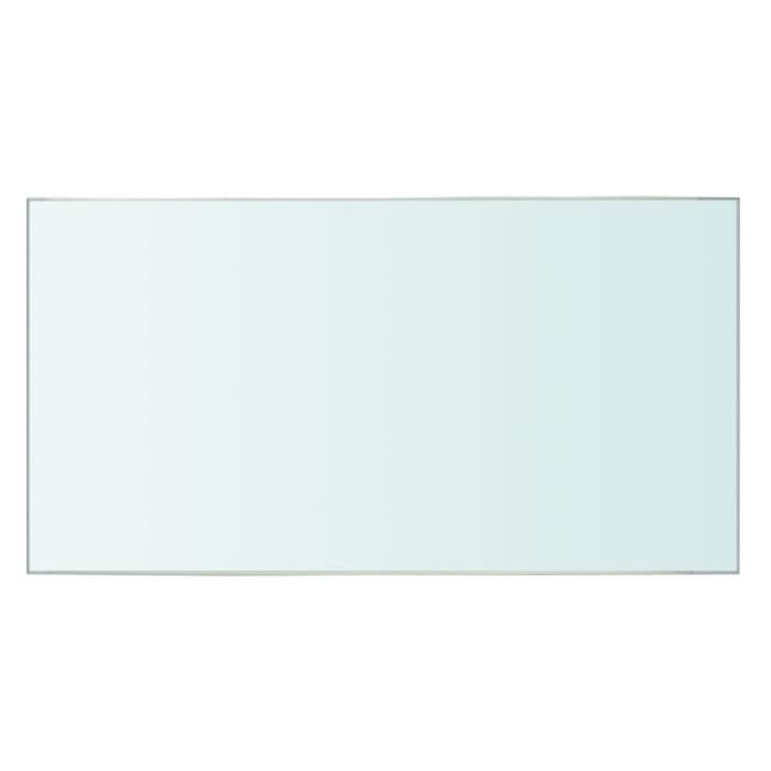 VidaXL Panneau d’étagère Verre transparent 30 x 12 cm