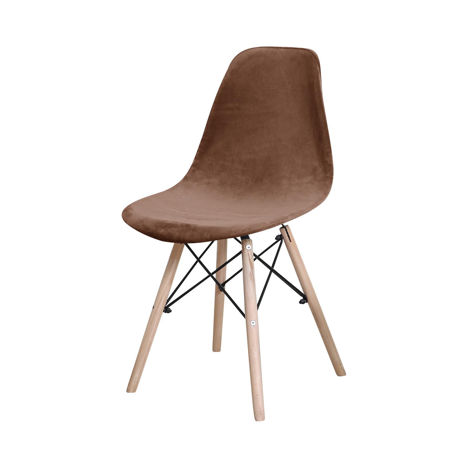 

Чехол для стула Silver Fox Velvet Shell, чехол для стула Four Seasons Universal Arc, однотонный эластичный чехол для стула 40*38*38cm