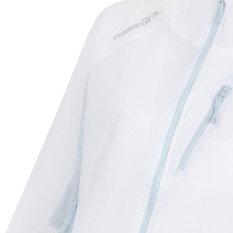 Li-Ning Comfortable Solid Color Casual Long Sleeve Windbreaker Women outerwear White AFDWF96-4
