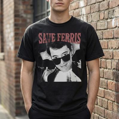 Ferris Bueller's Day Off T-Shirt Save Ferris Vintage 80er Jahre Film T-Shirt Abe Froman Geschenk