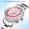LIGE Luxury Women Watches Stainless Steel Waterproof Calendar Creative Ladies Watch Fashion Elegant Luminous Quartz Wristwatch