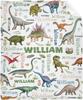 Cartoon Dinosaur Letters Printed Blanket for Sofa Travel Camping Living Room Office Conditioning Blanket for All Seasons Gifts