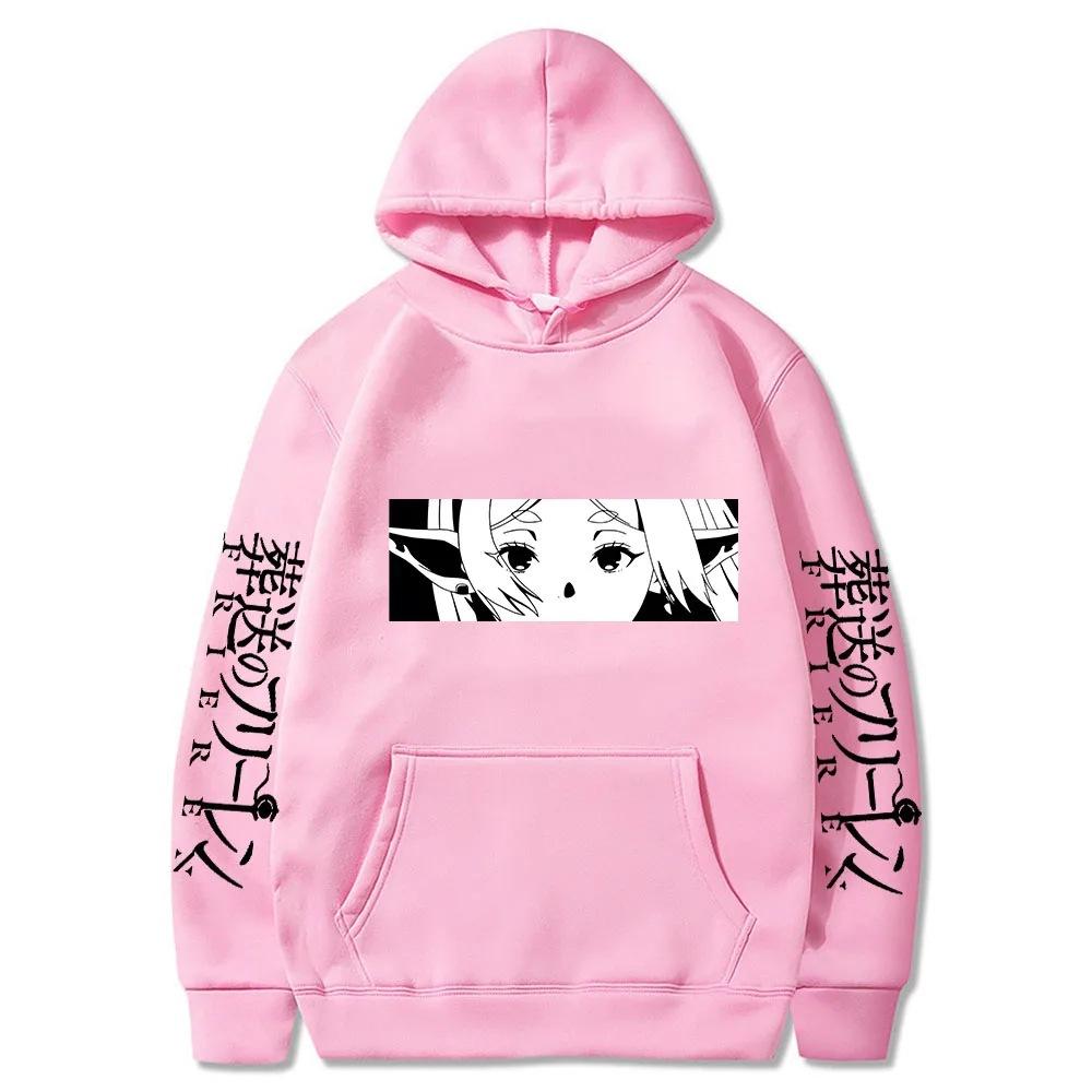 

Харадзюку Аниме За пределами конца путешествия Женские толстовки Осень Зима Флисовые худи XXXL