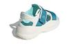 adidas Mehana Cushioning Abrasion Resistant Cushioning, Wear Resistant Children's Sandals White Green Kids' ID7912