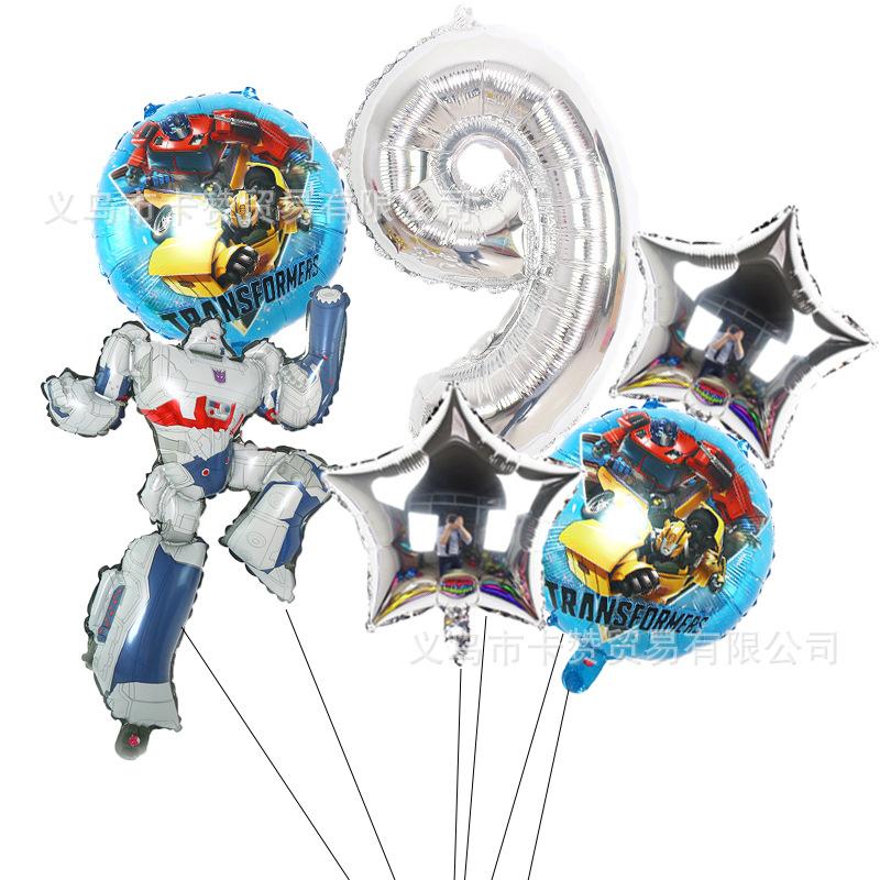 6 ks fóliové balónky narozeninový motiv Party dekorace Potřeby pro miminko Chlapecké děti Hračky Air Globos