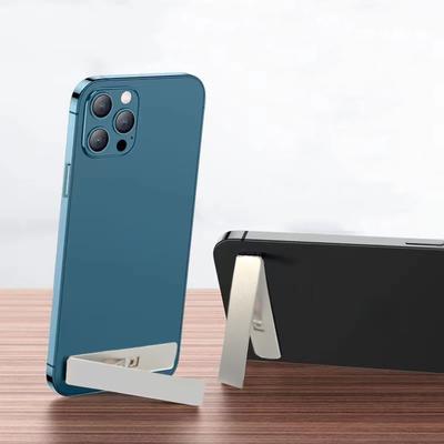 Metallic Mobile Phone Support Stand with Ultra-thin Design Foldable Mobile Phone Holder with Convenient Design