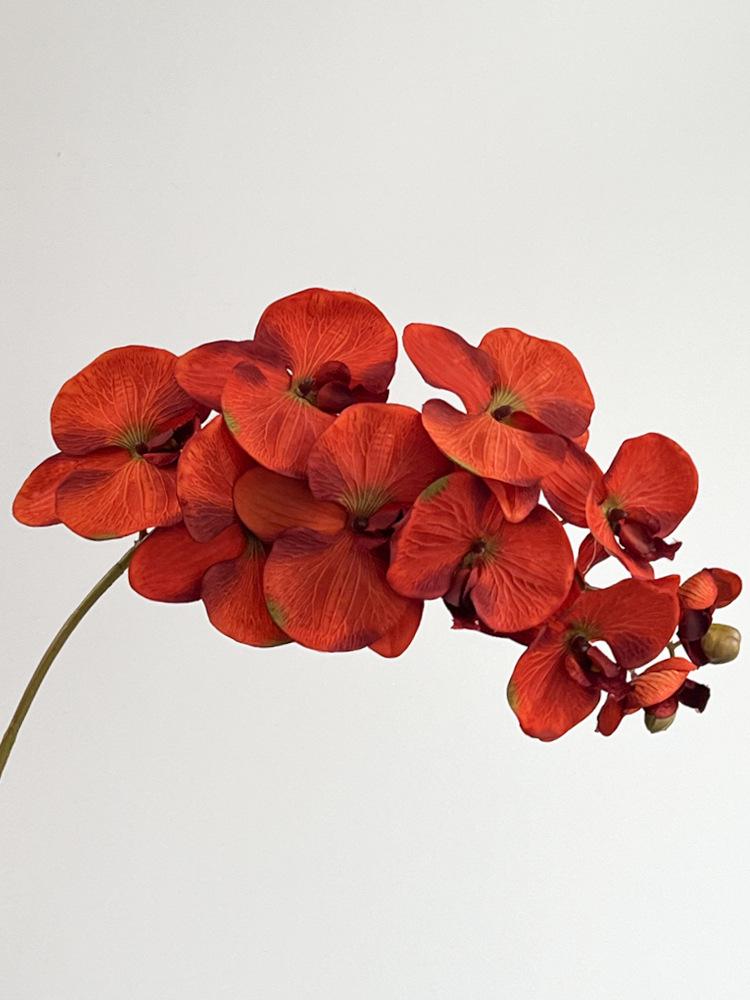 White Phalaenopsis Artificial Floral Arrangement - Realistic High-End Decorative Accent