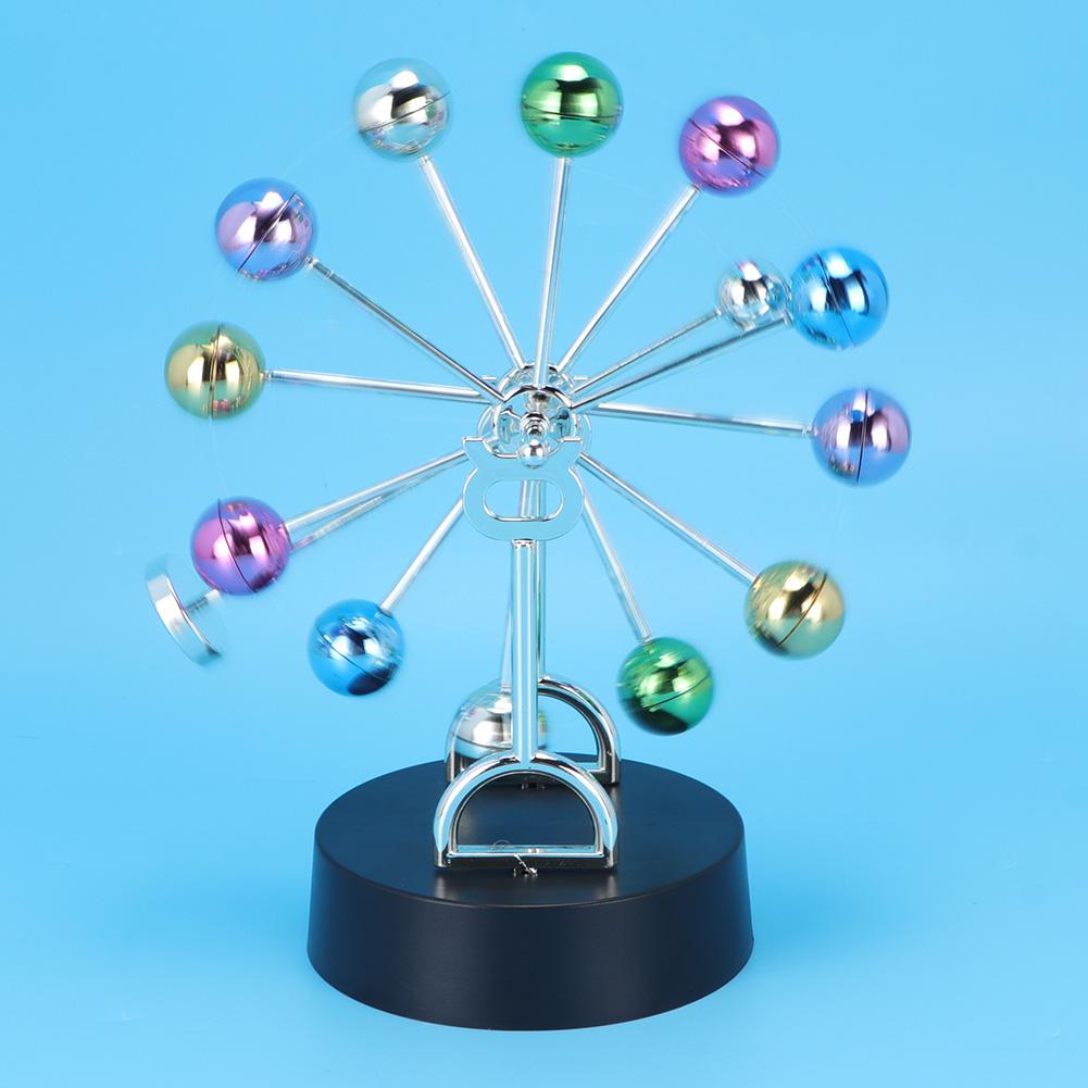 Plastic Revolving Ball Rotation Perpetual Motion Home Table Decoration Model