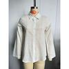 Solid Color Casual Loose Long Sleeved Linen Shirt
