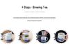 Handmade Blue and White Ceramic Office Mug with Filter - Large Capacity Tea Cup