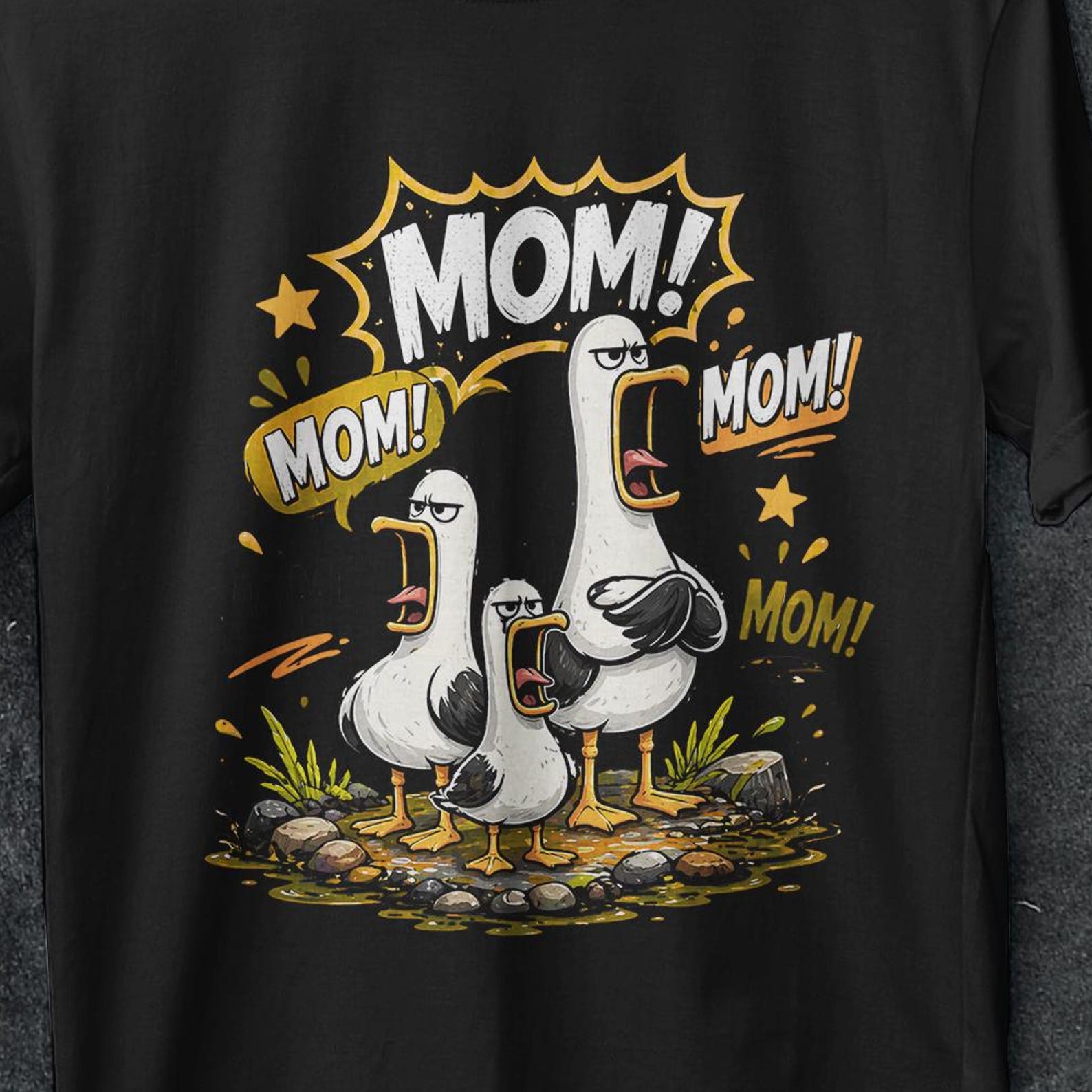 Seagulls Mom T Shirt, Mom Seagull Mom Mom, Funny Mother s Day, Gift For Mom, bird, Disney T-Shirt, Disney Finding Nemo Seagulls 2XL