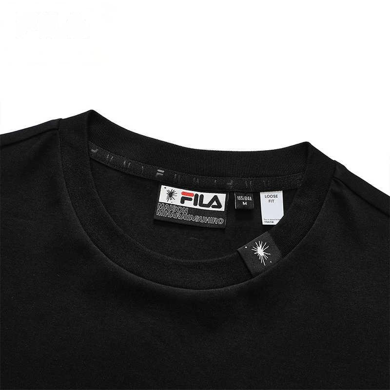 New FILA Short Sleeved Dress Women's Jet Black F11W223309F-BK