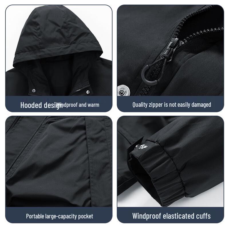 Warrior Men's Hooded Windproof Sports Jacket