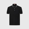 Men's Contrasting Color Short-Sleeved Polo Shirt