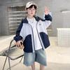Boys' Lightweight Summer Sun Protection Clothing - Ultra-Thin, Breathable, Quick-Drying for Medium & Large Children, Trendy 2026 Style