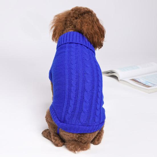 Evcil Hayvan Giysileri Esnek Tek Renk Alerji Önleyici Solmaya Dirençli Kolay Giyilen Sıcak Tutma Polyester Köpek