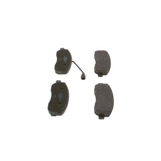 Bosch lot de 4 plaquettes de frein bp1417 0986494498