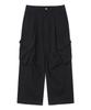 MILLO ARCHIVE Modular Washed Cargo Pants [Black]