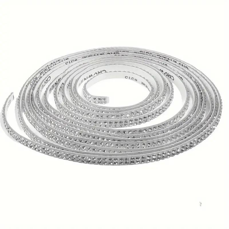 

Стразы Блинг Наклейки для Отделки Автомобиля, Самоклеящиеся Внутренние Молдинги, Аксессуары для Интерьера Автомобиля белый