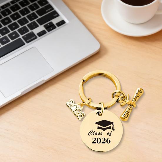 Brelok na ukończenie szkoły Klasa 2026 Absolwenci Szkoły Średniej i Uczelni Znaczący Brelok na Ukończenie Szkoły dla Niej Jego Dekoracja na Ukończenie Szkoły