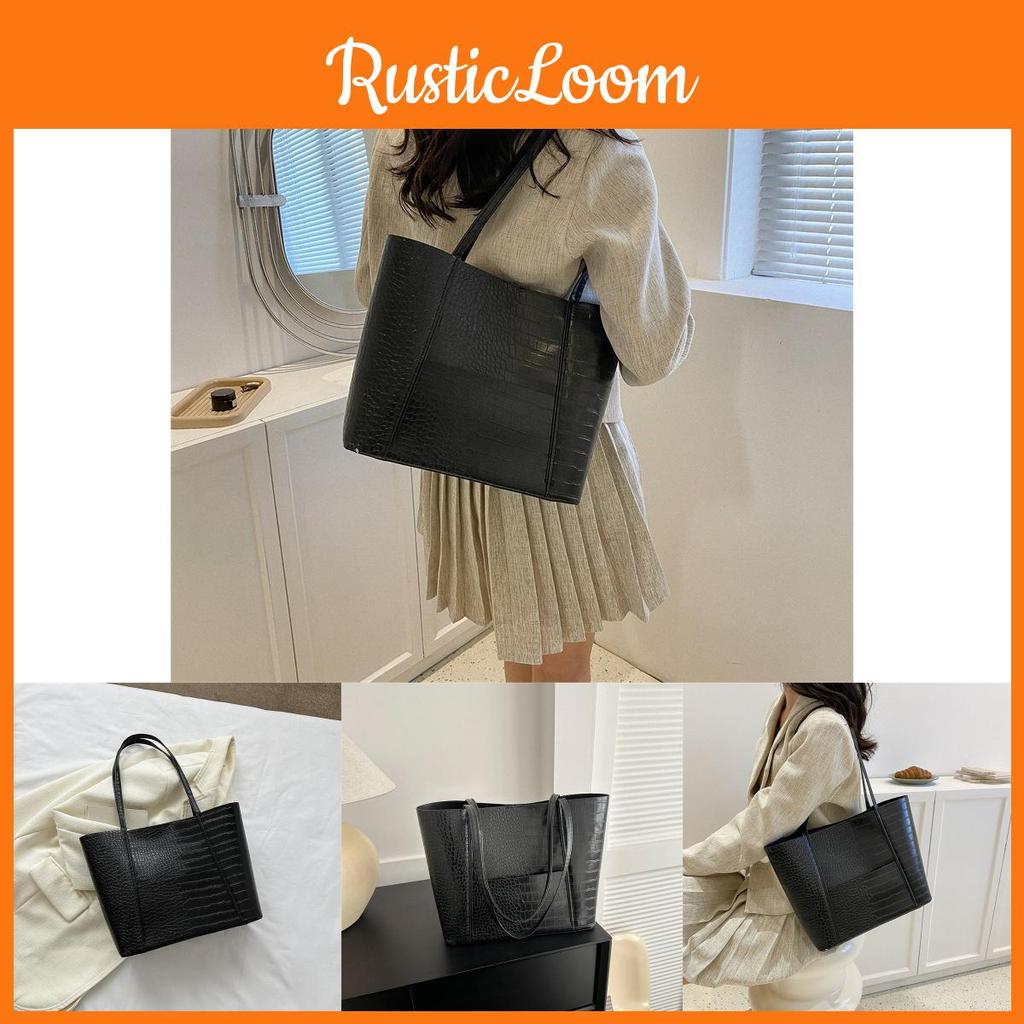 Modern Chic Black Pu Tote Bag For Women Perfect For Everyday Commuting Needs