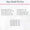 SUPALAND Key Fob Shell Case Replacement for Ford F150 F250 F350 Explorer Expedition Ranger Escape Edge E150 Freestar Lincoln Navigator Mazda Remote