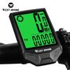 WEST BIKING Bicycle Computer Wireless Waterproof MTB Road Bike Speed Odometer With Backlight LCD Digital Cycling Speedometer