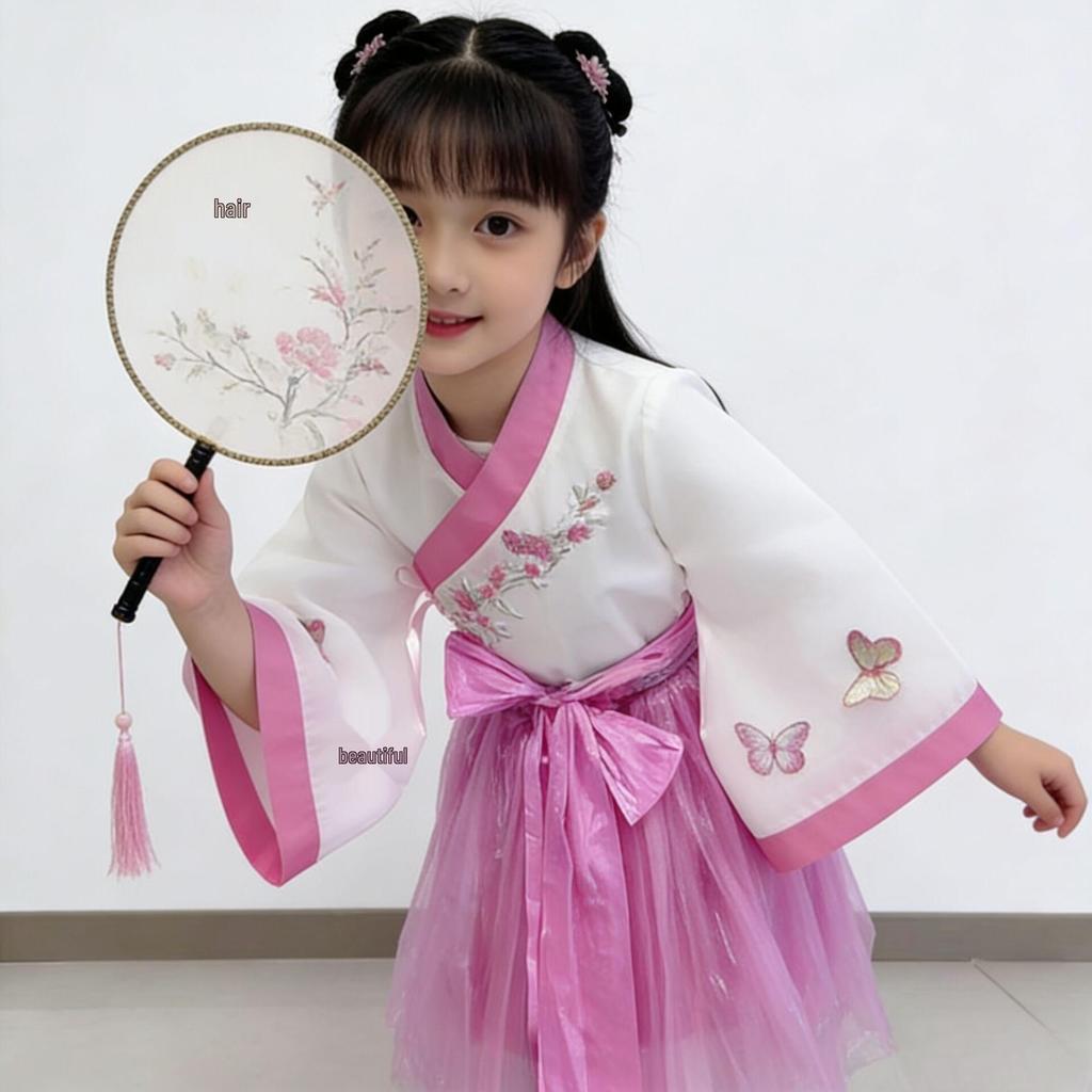 Eco-Friendly Chinese Style Children's Hanfu Costume for Fashion Shows