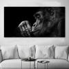 Gorilla Monkey Leopard Tiger Animal Canvas Painting Black And White Wall Art Picture For Living Room Modern Poster Home Decor
