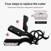 Straight Edge Barber Razor Haircut Beard Eyebrow Shaving Tool Manual Depilation Razor Hairdresser Trimming Blades Not Include