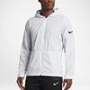 Nike Lightweight Water-Resistant Plaid Jacket Men Outerwear White 848532-100
