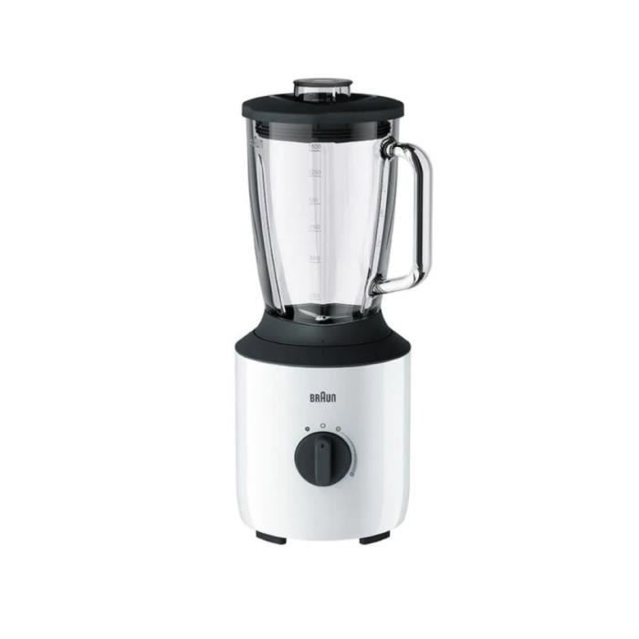 Bol mixeur - Braun - JB3150 - 1,5 L - 800W - Couleur: Blanc