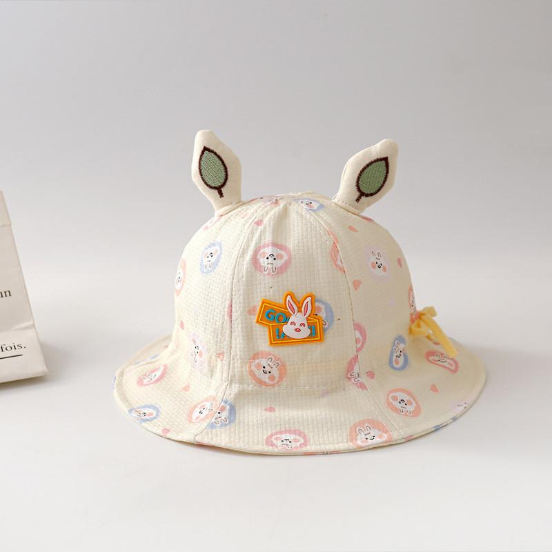 Cute Thin Newborn Baby Fisherman Hat Spring Autumn Sunshade Cap For Infant Toddler Boy Girl