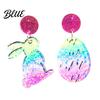 Acrylic Earrings Easter Bunny for Women Glittery and Colorful Rabbit