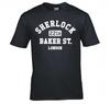 Sherlock Holmes 221b Baker St London T Shirt New