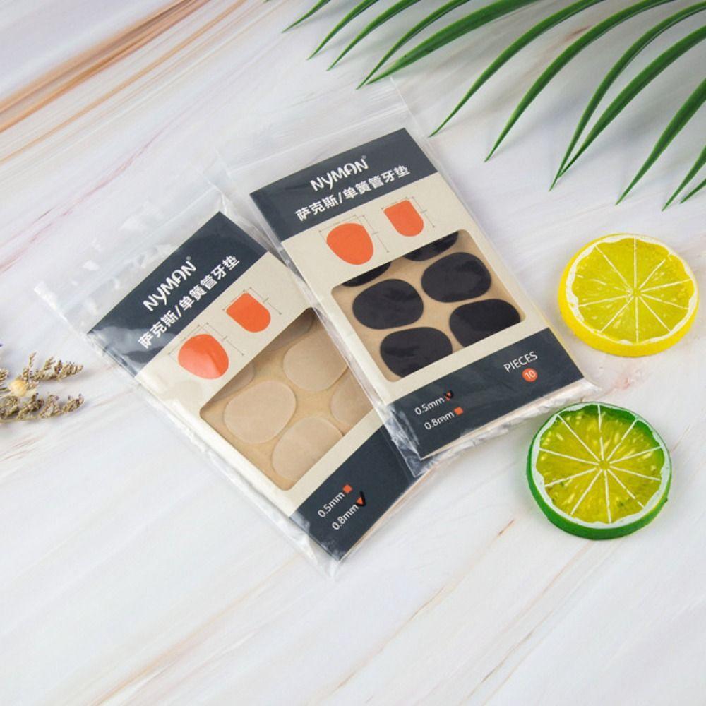 Standard Sax Mouthpiece Patches 0.5mm/0.8mm Clarinet Mouthpiece Cushion  Baritone Saxophone