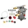 3/4Inch Shaft Horizontal Pressure Washer Pump 2400-2750 PSI At 2.2-2.4 GPM GPM Plate Pump Cleaning Power Tool Accessories