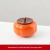 Persimmon Tea Scented Ceramic Candy Jar and Candle Holder