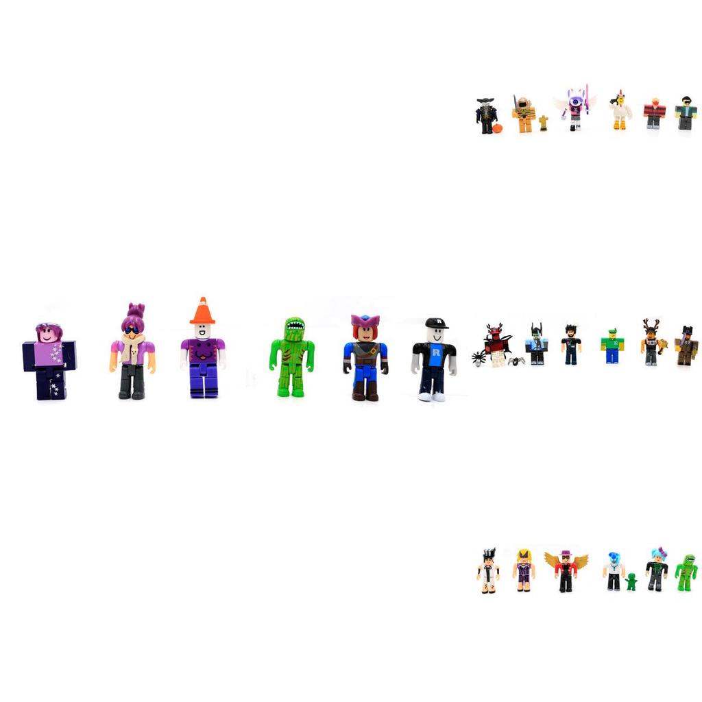 Set Colorato da 24 Pezzi di Action Figure dei Giochi Roblox Ideale per Collezionisti e Bambini