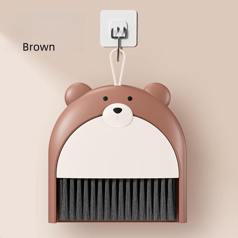 Desktop Mini Dustpan Broom Set Home Cartoon Pet Computer Desktop Dust Cleaning Brush