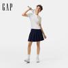 Gap Women's Embroidered Logo Short Sleeve Polo Knit Top