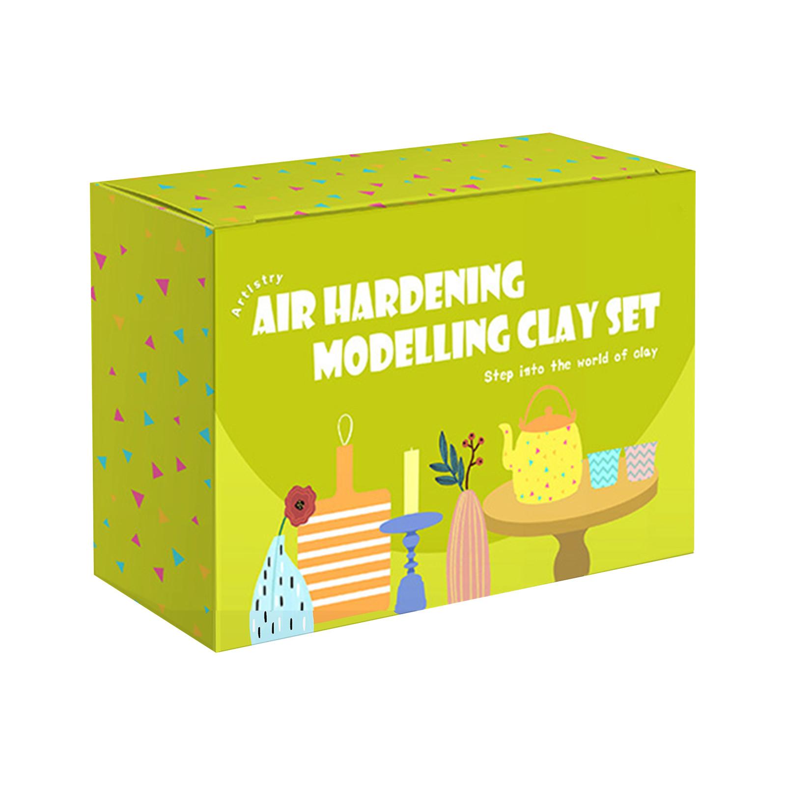 

100 мл каменный пластик не требующий выпекания высушенный гончарный набор инструментов для гончарного дела упаковка материалов для самостоятельной работы One Size