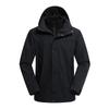 Men Women 3-in-1 Removable Fleece-Lined Waterproof Windproof Outdoor Jacket Winter Hiking Cycling